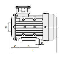 มอเตอร์เพลากลวง 7KW พร้อม AR Interpump สำหรับเครื่องทำความสะอาดเชิงพาณิชย์ 8
