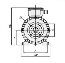 มอเตอร์เพลากลวง 7KW พร้อม AR Interpump สำหรับเครื่องทำความสะอาดเชิงพาณิชย์ 9