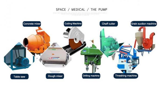 มอเตอร์ AC ไฟฟ้าระยะเดียว 2.2KW 3HP 380V 50HZ 2300 รอบ / นาที โฮสติกอลูมิเนียมปิดกันระเบิด 110V มอเตอร์ปั๊ม 5KW 4