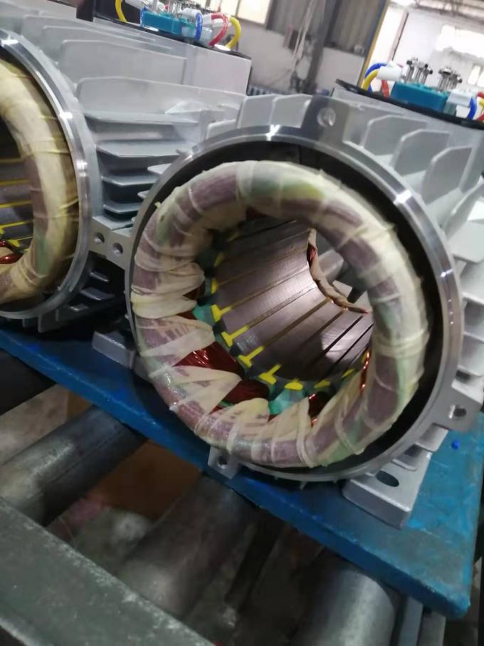 มอเตอร์ AC ไฟฟ้าระยะเดียว 2.2KW 3HP 380V 50HZ 2300 รอบ / นาที โฮสติกอลูมิเนียมปิดกันระเบิด 110V มอเตอร์ปั๊ม 5KW 7