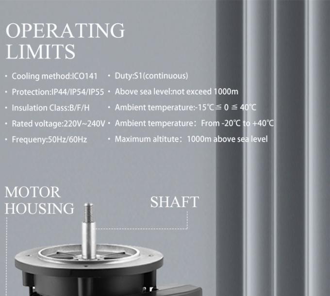 ปั๊มสระว่ายน้ำ มอเตอร์อะซิงโครนัสเฟสเดียว 2800 รอบต่อนาที พร้อมตัวเรือนอะลูมิเนียมกันน้ำ และความถี่ 220V 50Hz 2