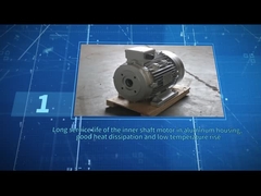 ZOZHI HS100L3-4 5.5HP/4KW มอเตอร์เพลากลวง สีดำ