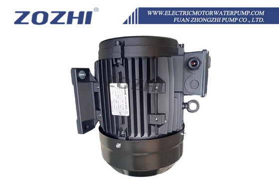 มอเตอร์อะซิงโครนัส 3 เฟส 5.5kW ประสิทธิภาพสูง ZOZHI 380V/440V แบบหน้าแปลนสำหรับปั๊มแรงดันสูง