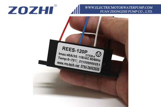 อุปกรณ์เสริมมอเตอร์สวิตช์แบบแรงเหวี่ยงอิเล็กทรอนิกส์ 115V 40A/3s สำหรับการทำงานที่ 0-70℃